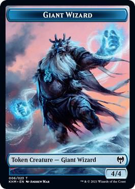 Elf Warrior // Giant Wizard Double-Sided Token (Back)