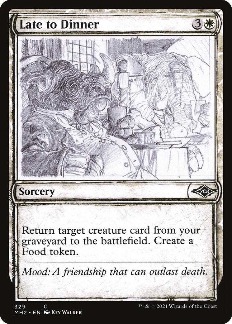 Late to Dinner (Showcase)