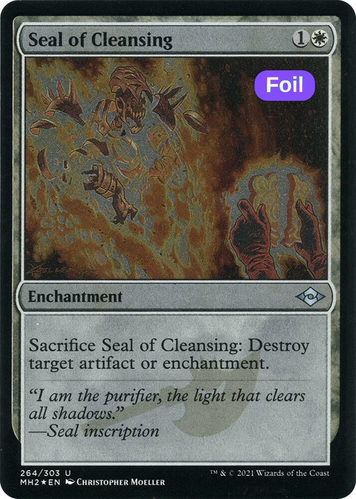 Seal of Cleansing (Foil Etched)