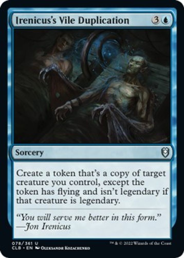 Irenicus's Vile Duplication
