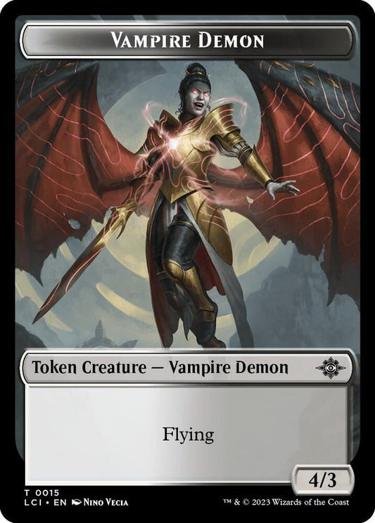 Vampire (0014) // Vampire Demon Double-Sided Token (Back)