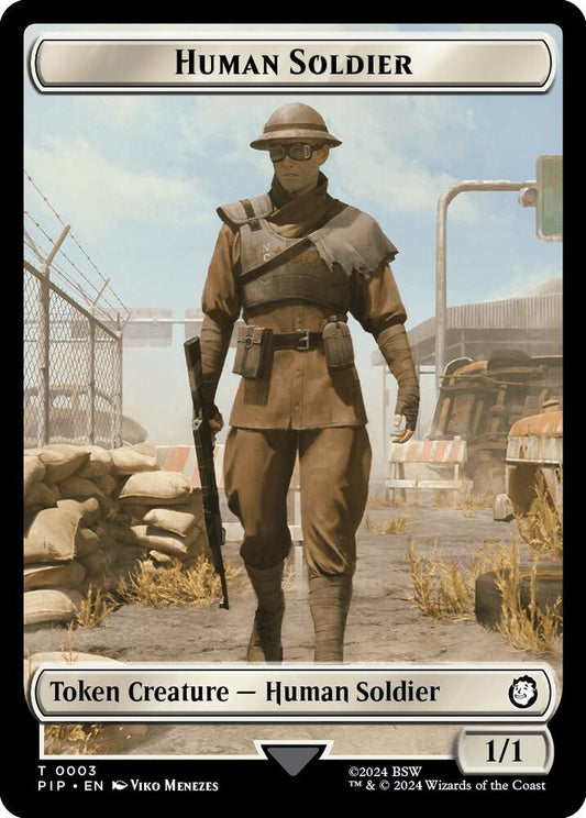 Settlement // Human Soldier Double-Sided Token (Back)