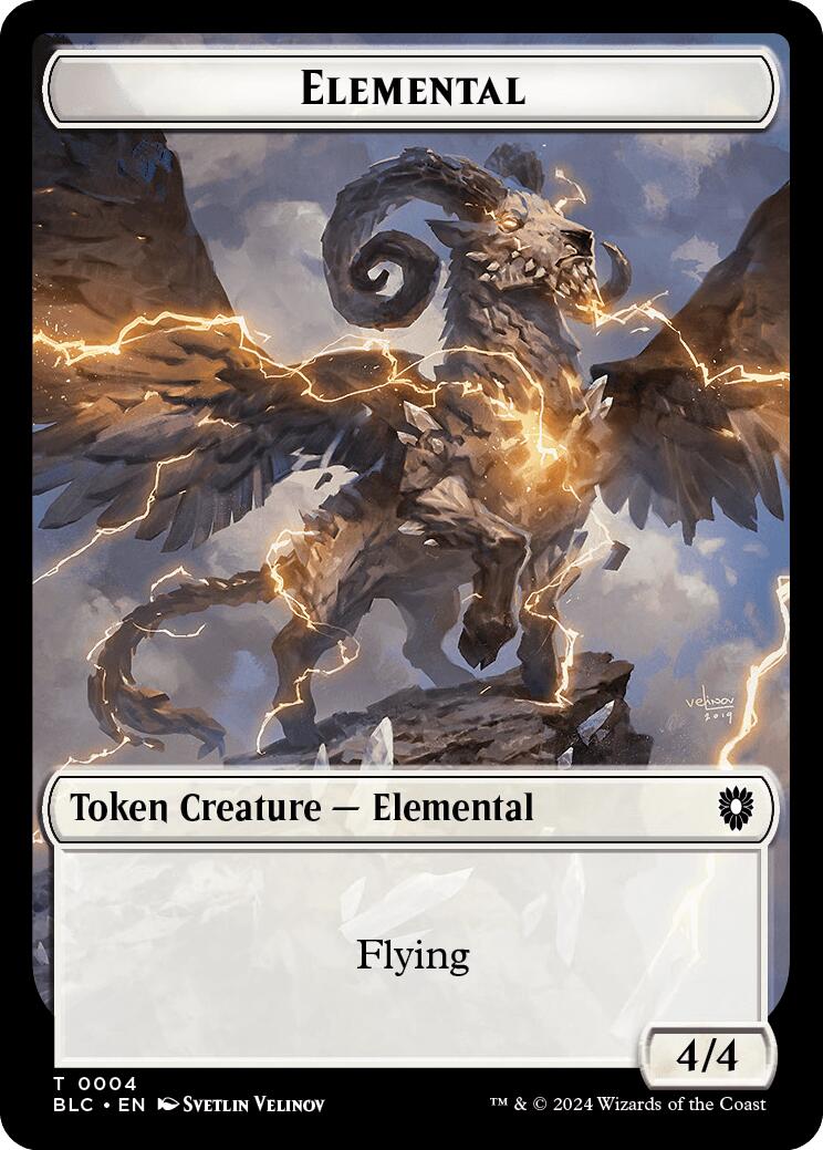 Elemental // Cat Double-Sided Token