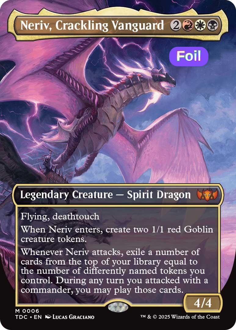 Neriv, Crackling Vanguard (Borderless)
