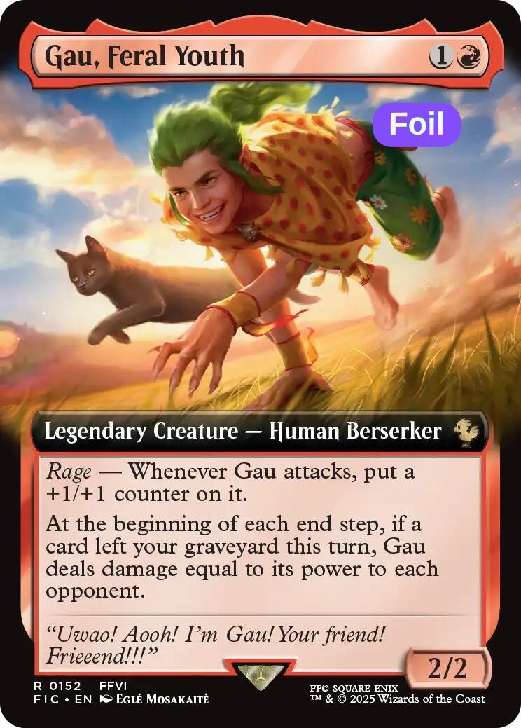 Gau, Feral Youth (Extended Art)