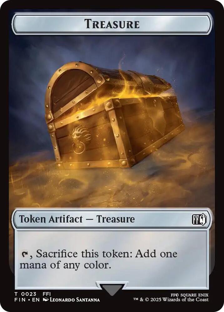 Hero (0006) // Treasure (0023) Double-Sided Token (Back)