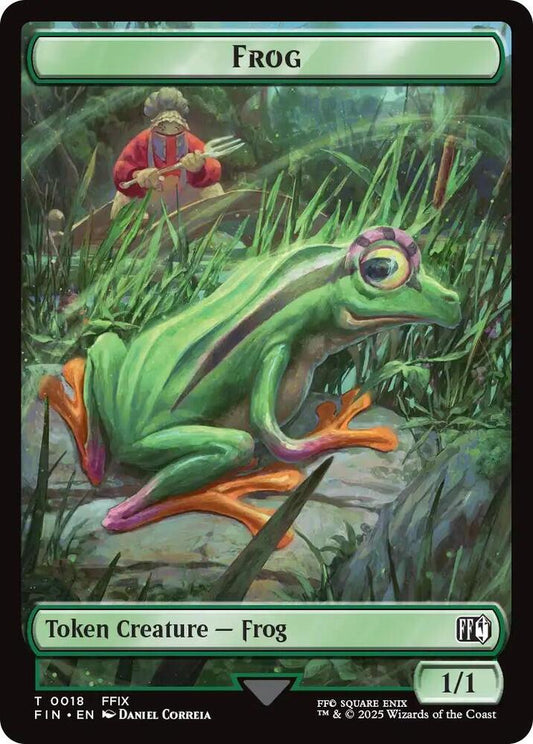 Hero (0009) // Frog Double-Sided Token (Back)