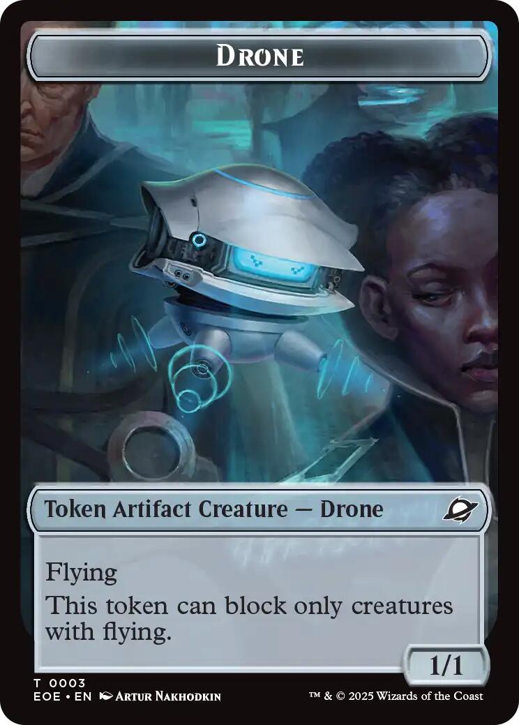Drone // Lander (0005) Doubled-Sided Token
