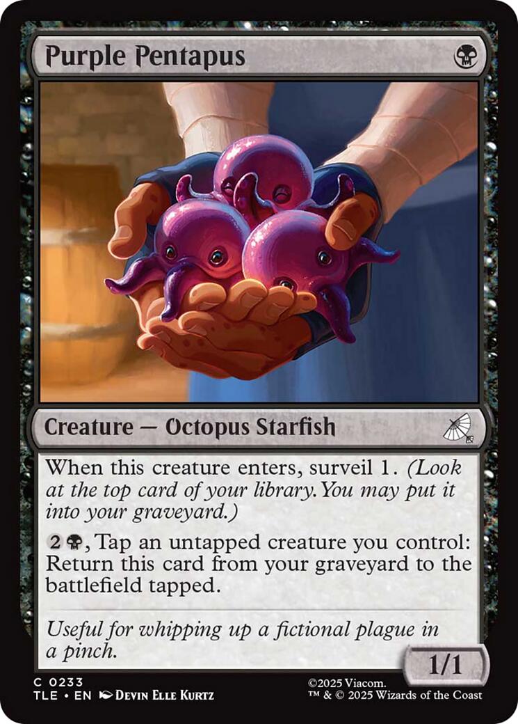 Purple Pentapus