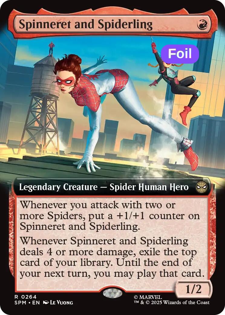 Spinneret and Spiderling (Extended Art)