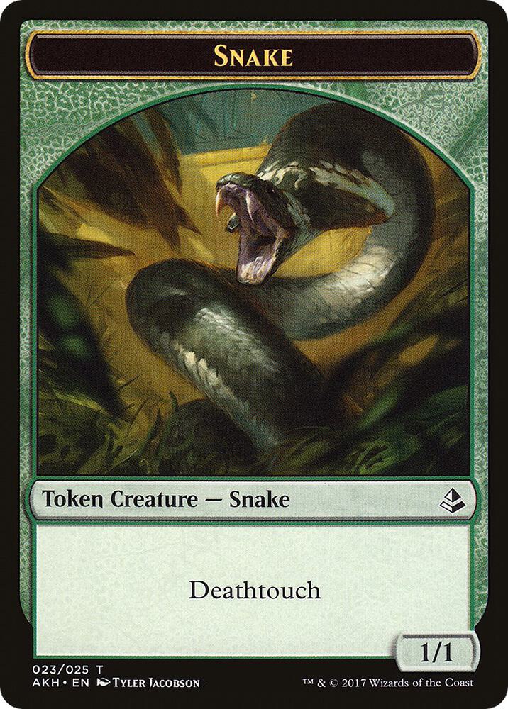 Trueheart Duelist // Snake Double-Sided Token (Back)