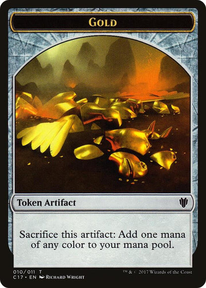 Dragon (007) // Gold Double-Sided Token (Back)