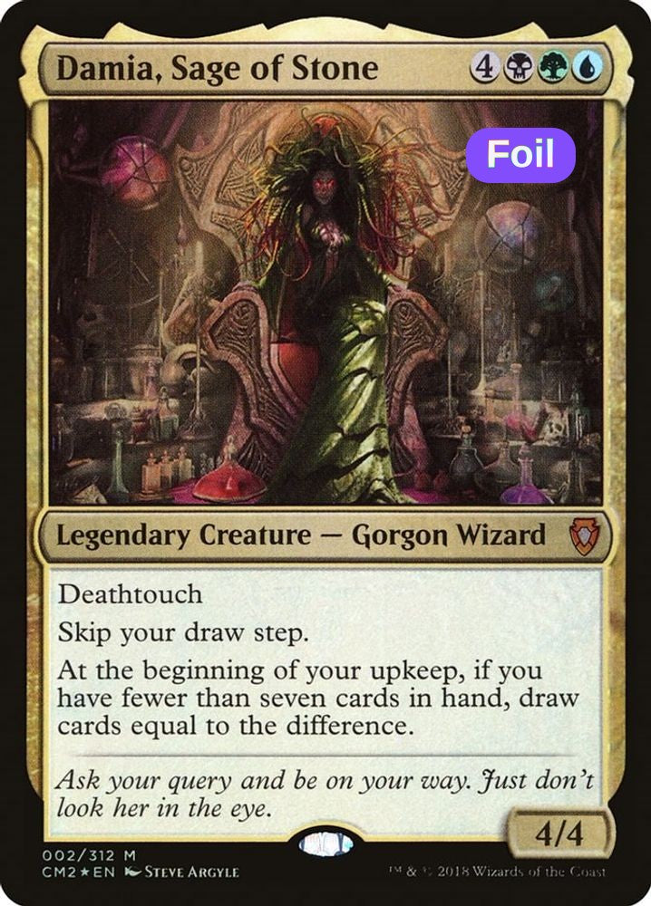 Damia, Sage of Stone