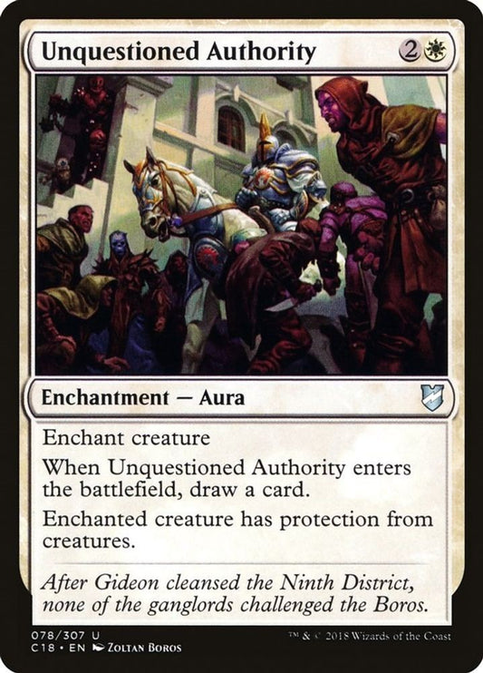 Unquestioned Authority