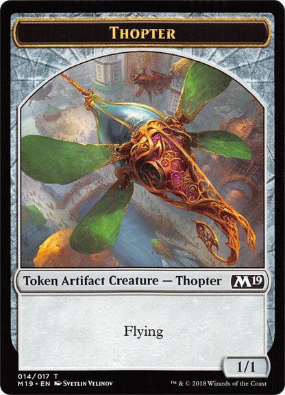 Knight // Thopter Double-Sided Token (Game Night) (Back)