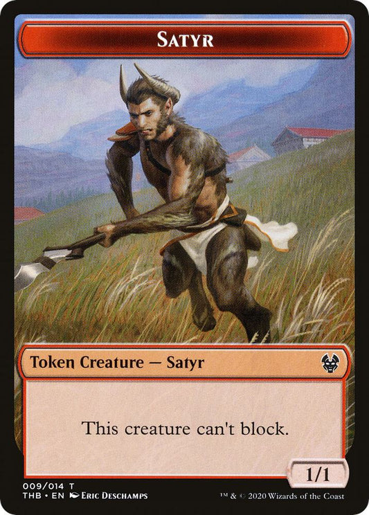 Devil // Satyr Double-Sided Token (Challenger 2020) (Back)