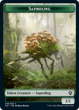 Food // Saproling Double-Sided Token (Back)