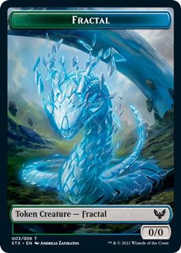 Copy // Fractal Double-Sided Token (Back)