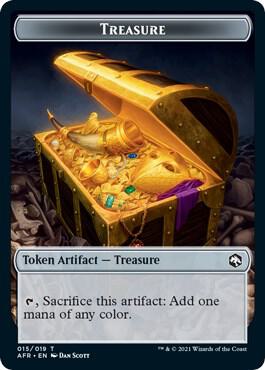 Thopter // Treasure Double-Sided Token (Back)