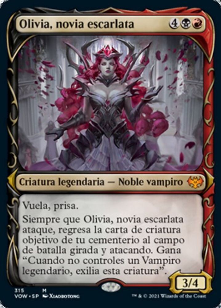 Olivia, Crimson Bride (Showcase)
