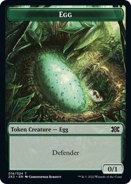 Egg // Monk Double-Sided Token