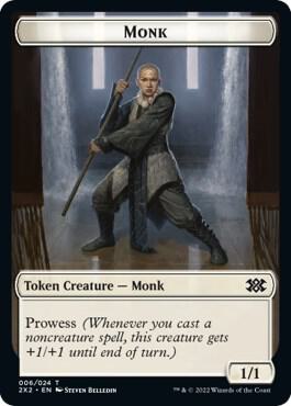 Egg // Monk Double-Sided Token (Back)
