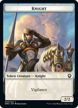Zombie Knight // Knight Double-Sided Token (Back)