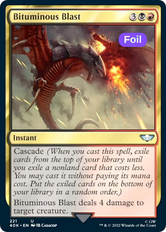 Bituminous Blast (Surge Foil)