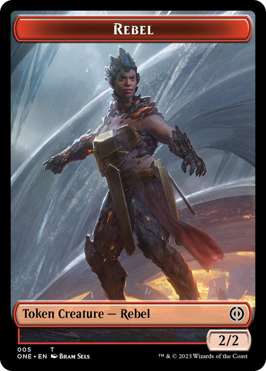 Rebel // Phyrexian Goblin Double-sided Token