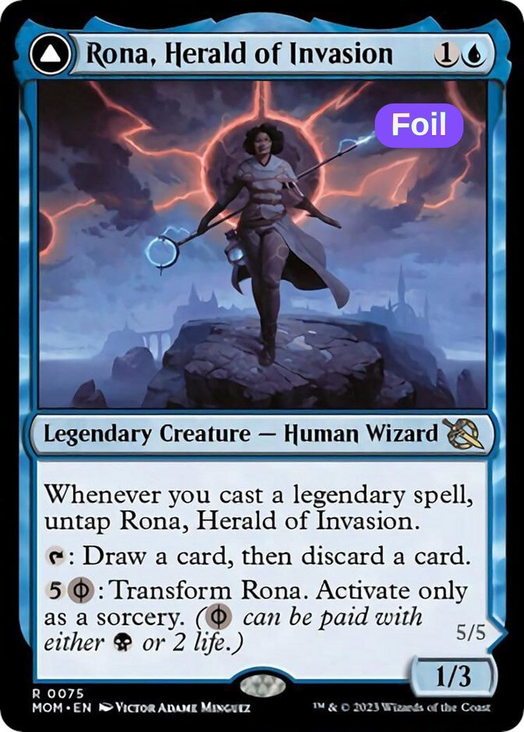 Rona, Herald of Invasion