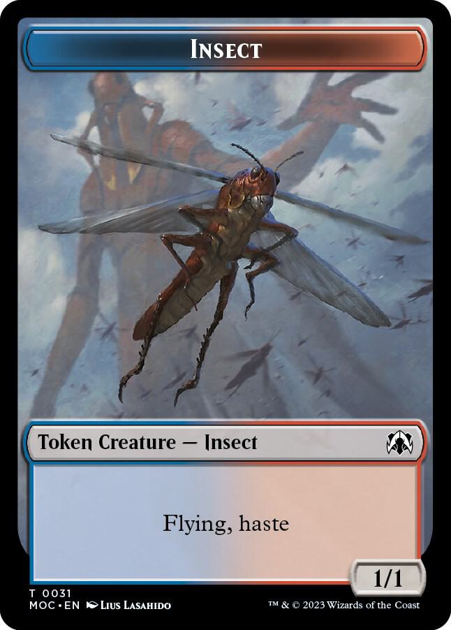 Soldier // Insect Double-sided Token (Back)