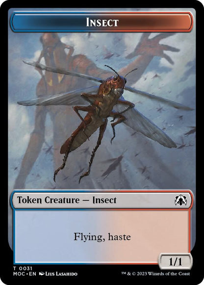 Soldier // Insect Double-sided Token (Back)