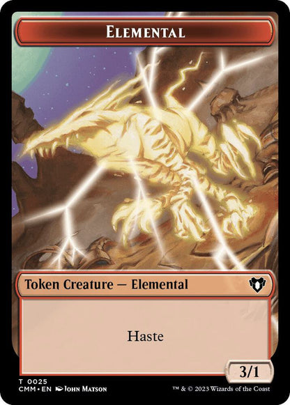 Spirit (0039) // Elemental (0025) Double-Sided Token (Back)