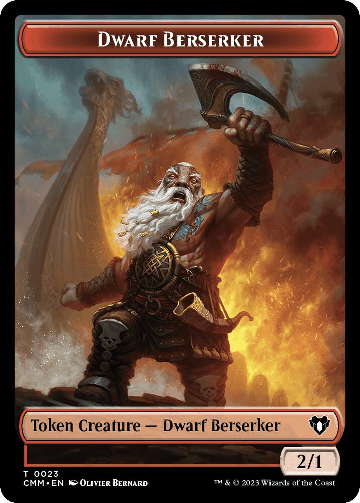 The Monarch // Dwarf Berserker Double-Sided Token (Back)