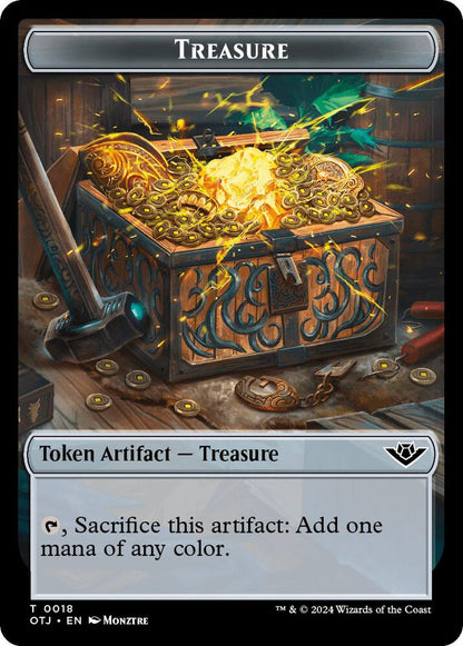 Plant Warrior // Treasure Double-Sided Token (Back)