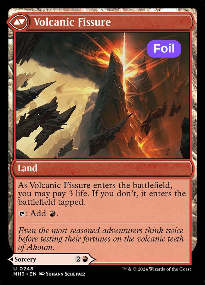 Sundering Eruption (Back)
