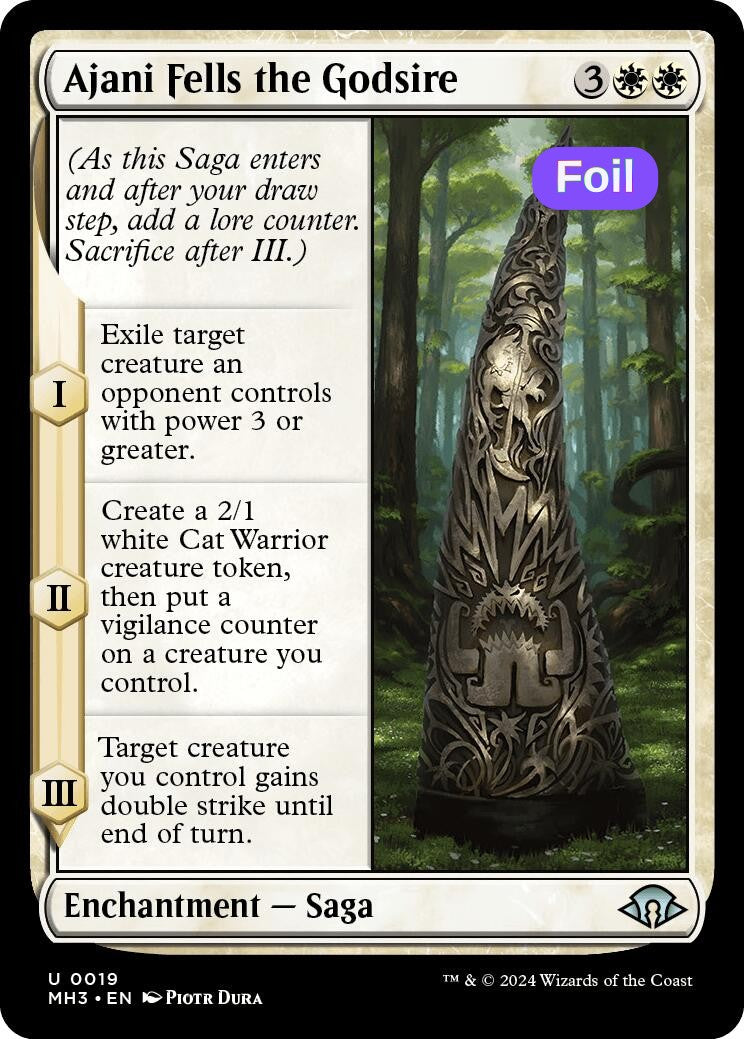 Ajani Fells the Godsire