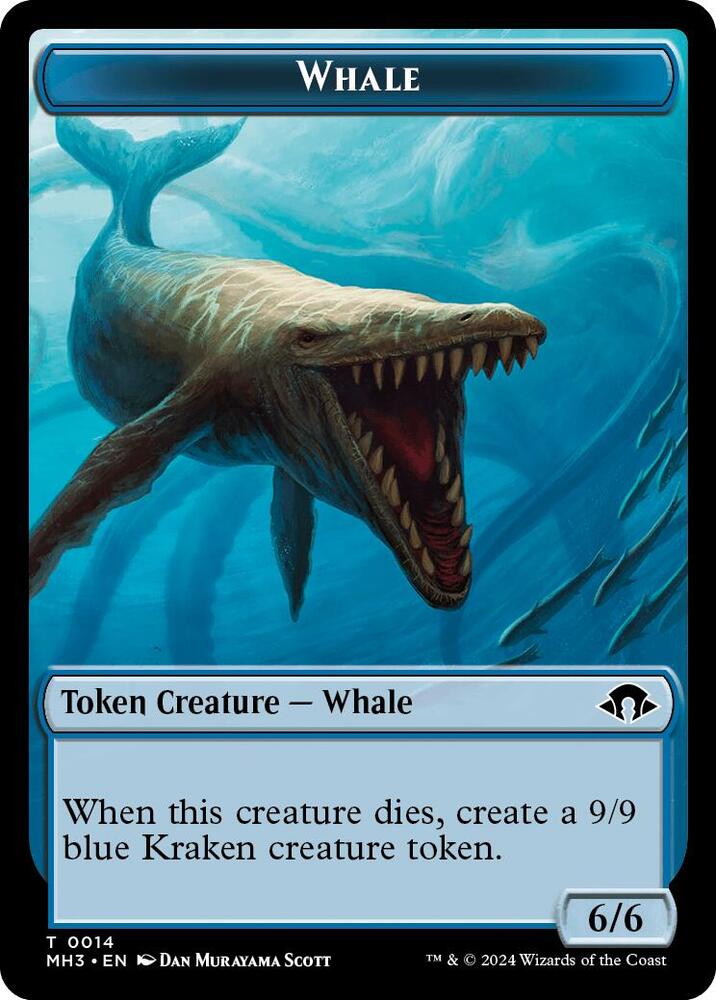 Phyrexian Germ // Whale Double-Sided Token (Back)