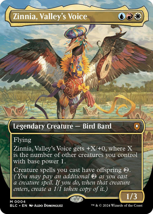 Zinnia, Valley's Voice (Borderless)
