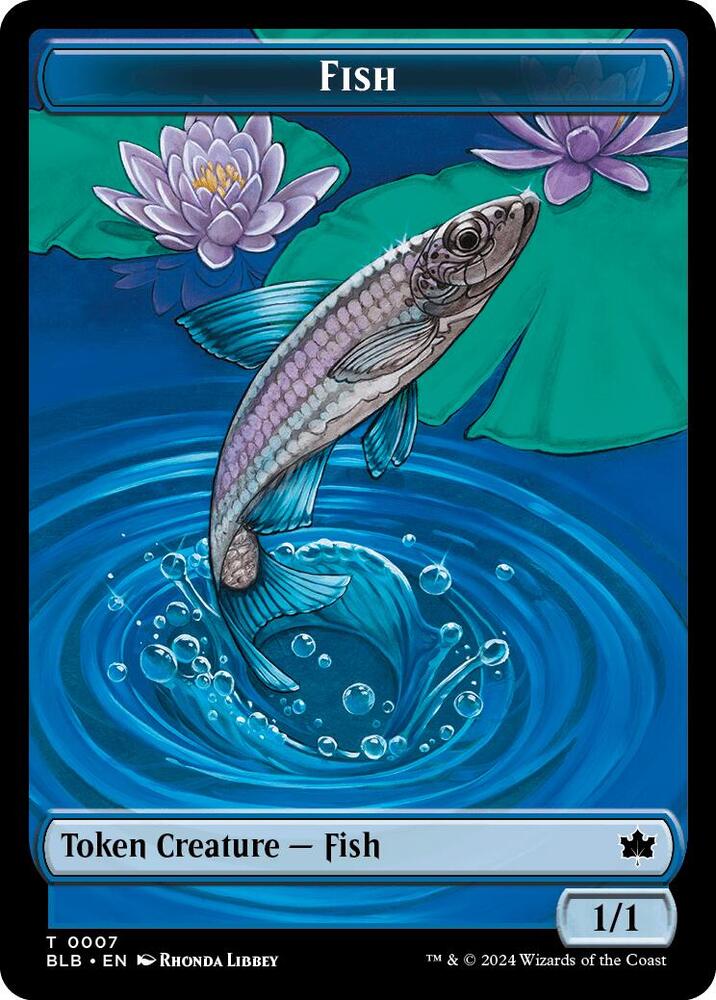 Bird (0011) // Fish Double-Sided Token (Back)