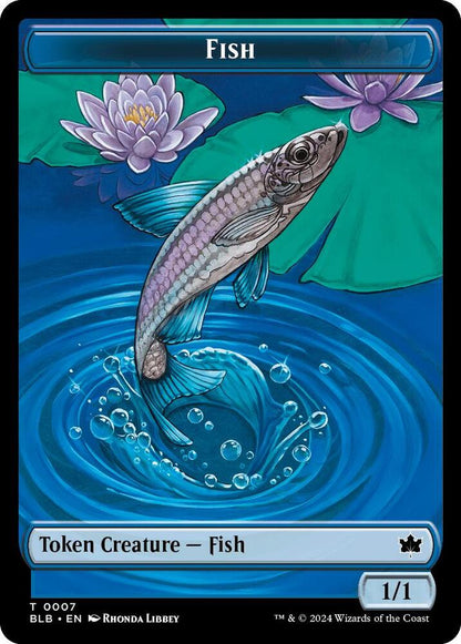 Bird (0011) // Fish Double-Sided Token (Back)