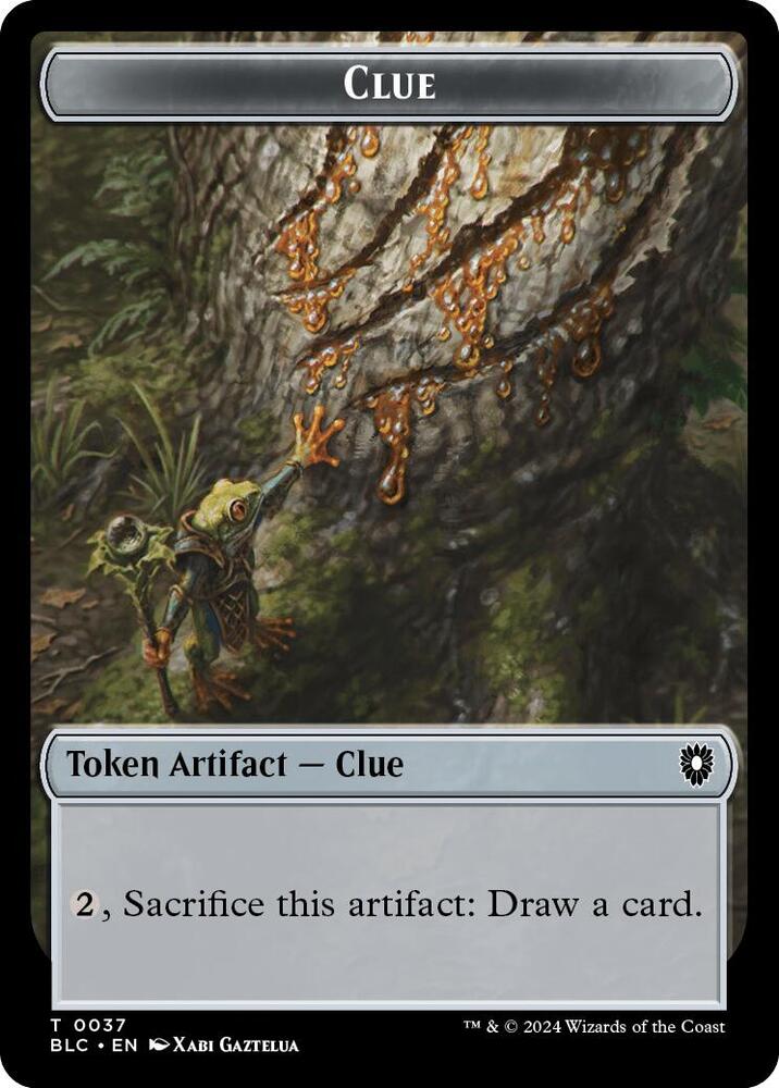 Eldrazi // Clue Double-Sided Token (Back)