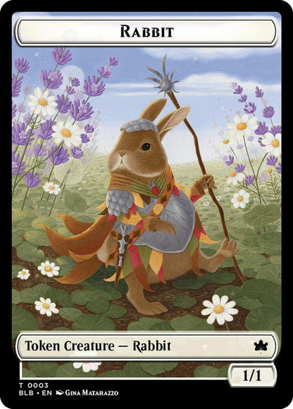 Agate Instigator // Rabbit Double-Sided Token (Back)