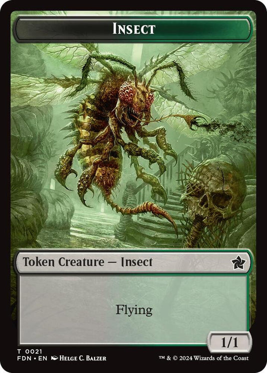 Zombie // Insect Doubled-Sided Token (Back)