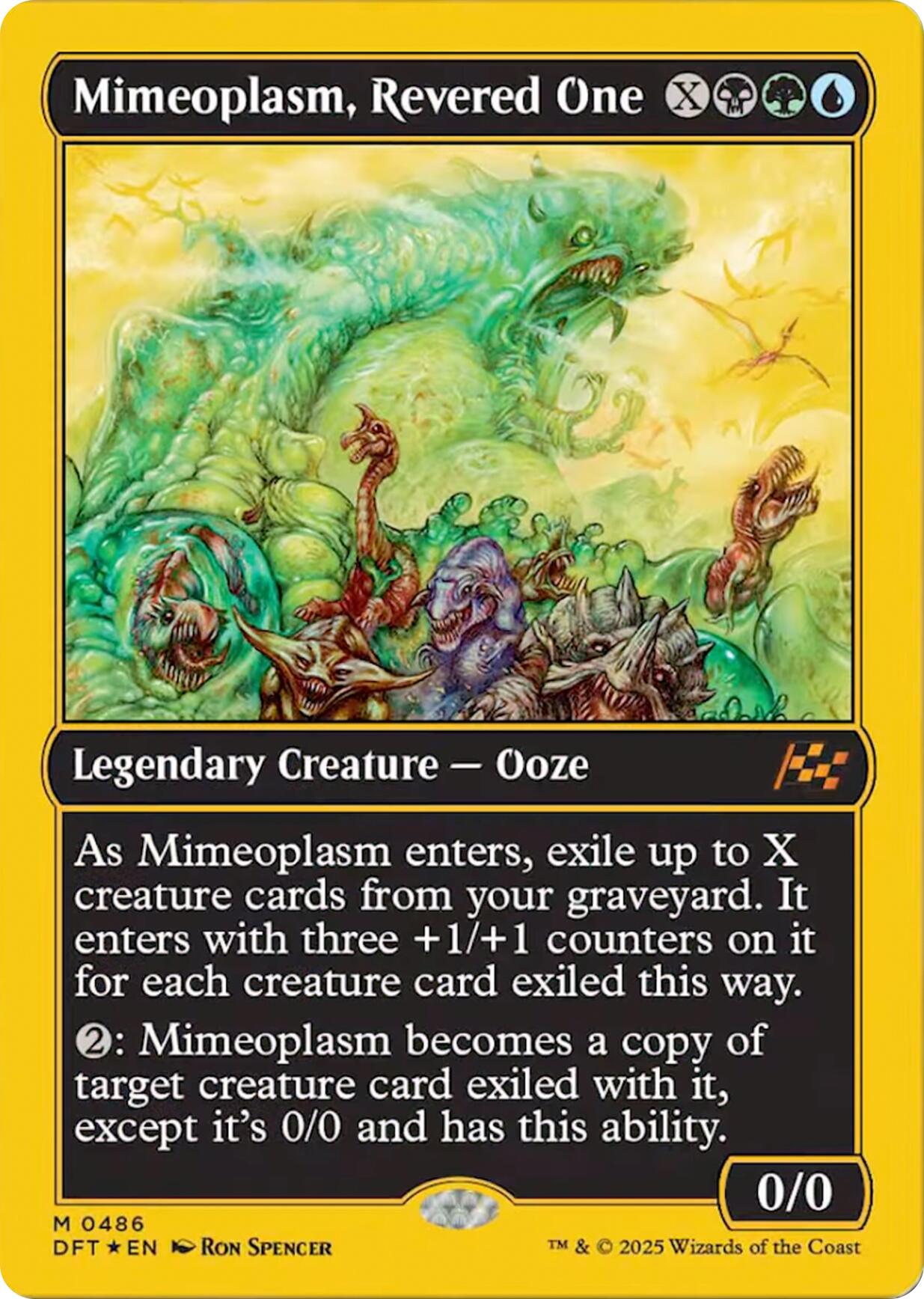 Mimeoplasm, Revered One (First-Place Foil)