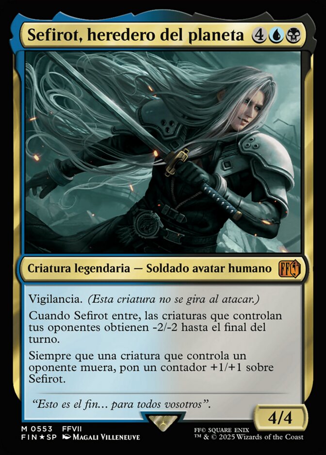 Sephiroth, Planet's Heir