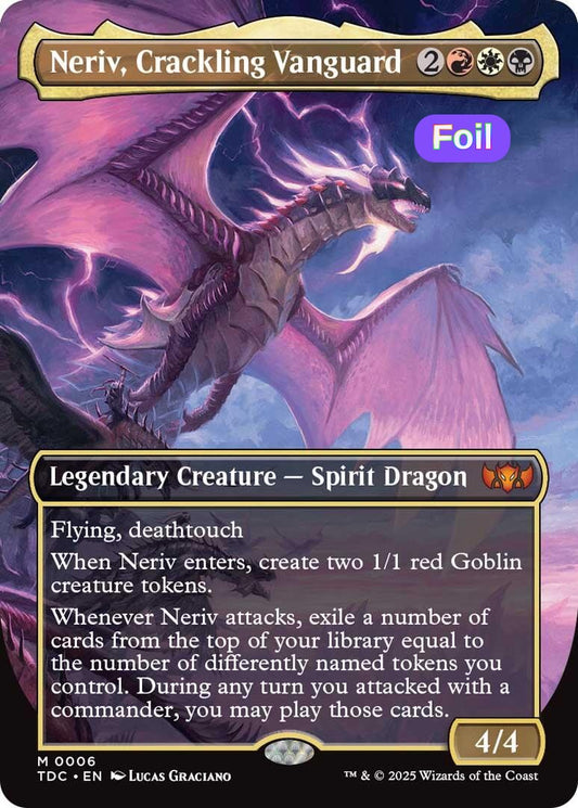 Neriv, Crackling Vanguard (Borderless)