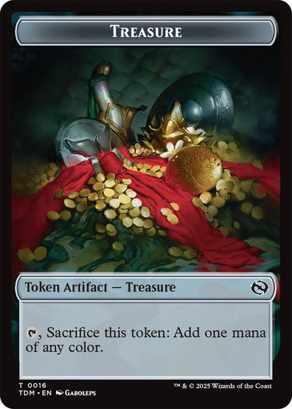 Beast // Treasure Double-Sided Token (Back)