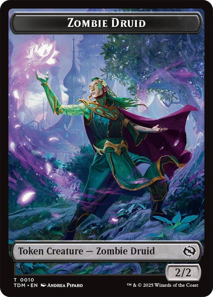 Salamander Warrior // Zombie Druid Double-Sided Token (Back)