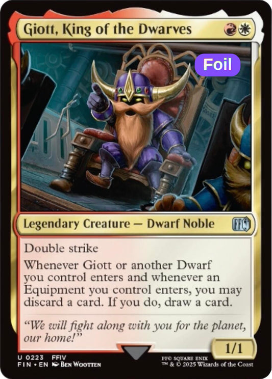 Giott, King of the Dwarves